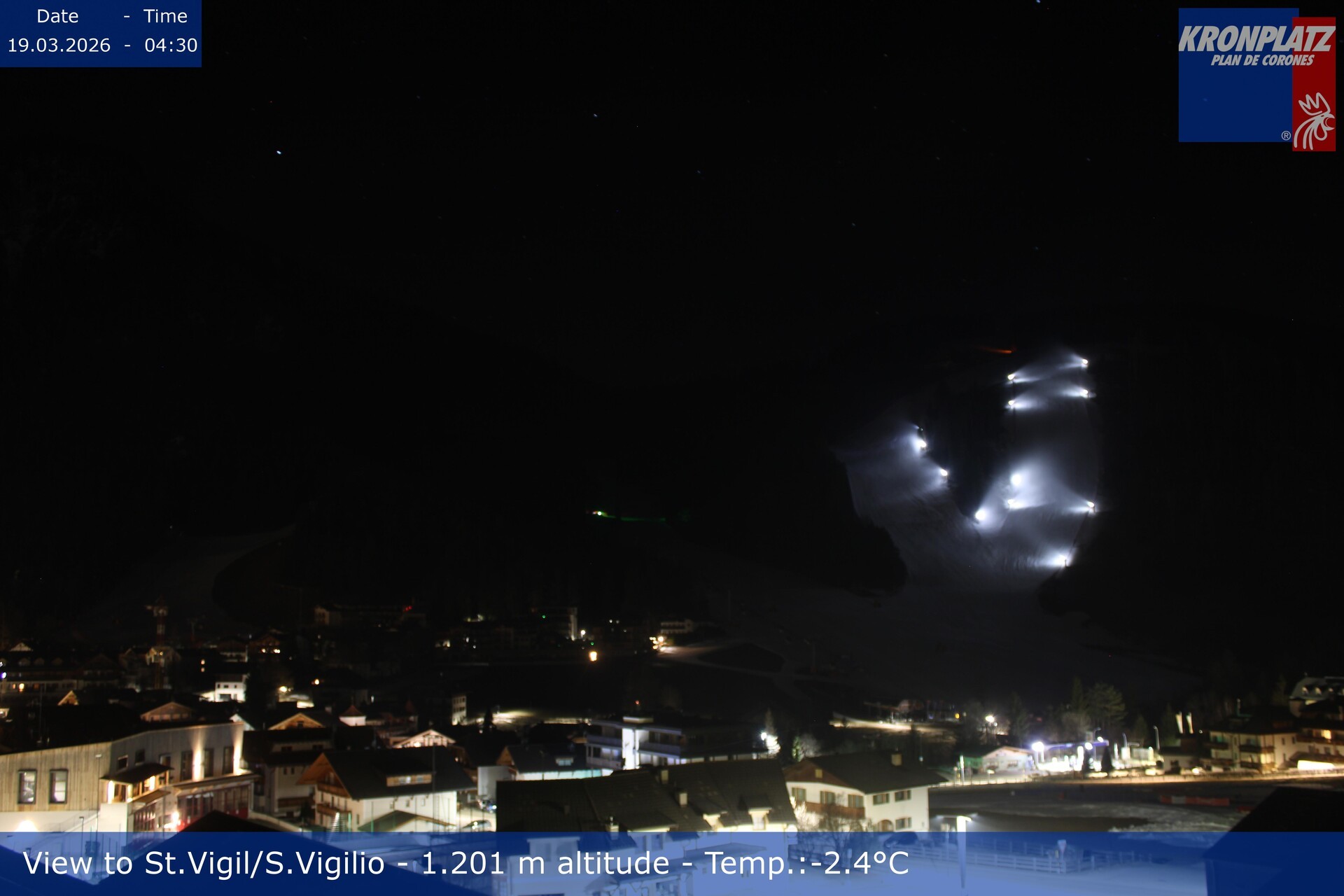 Archiv Foto Webcam St. Vigil am Kronplatz, Südtirol
