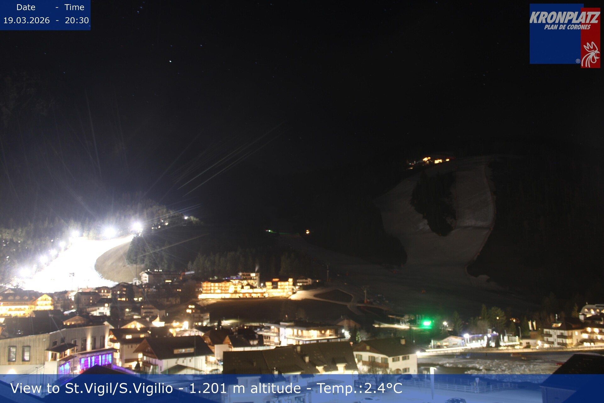 Archiv Foto Webcam St. Vigil am Kronplatz, Südtirol