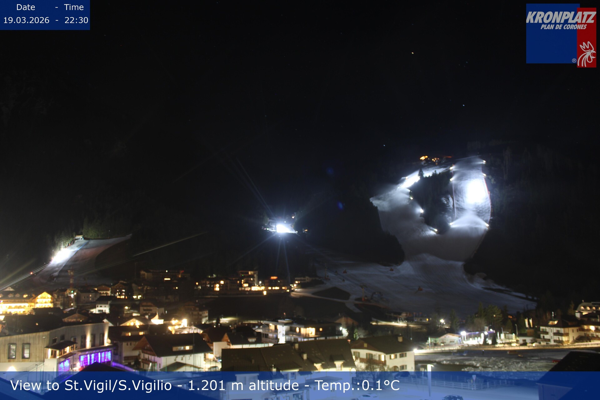 Archiv Foto Webcam St. Vigil am Kronplatz, Südtirol