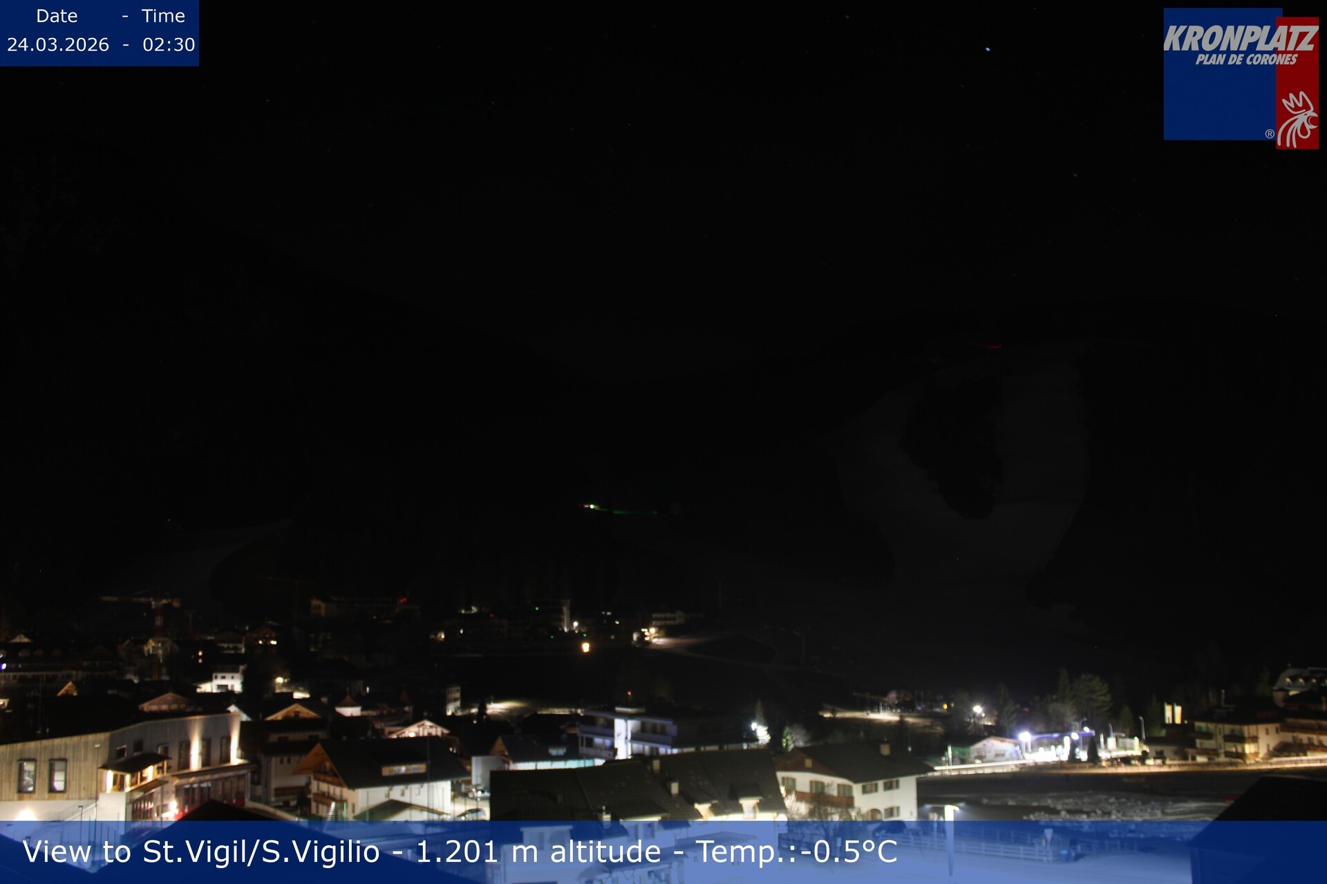 Archiv Foto Webcam St. Vigil am Kronplatz, Südtirol