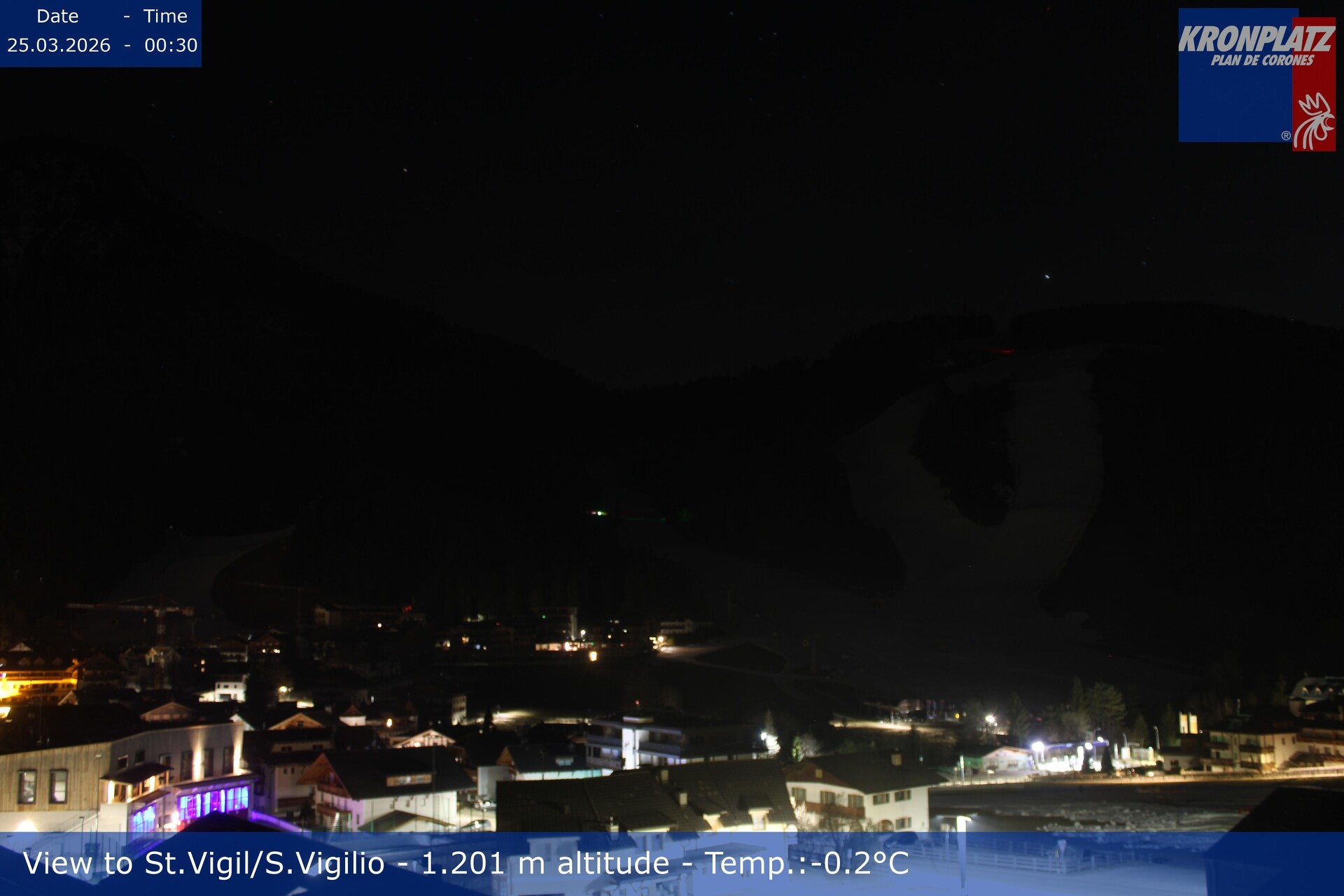 Archiv Foto Webcam St. Vigil am Kronplatz, Südtirol