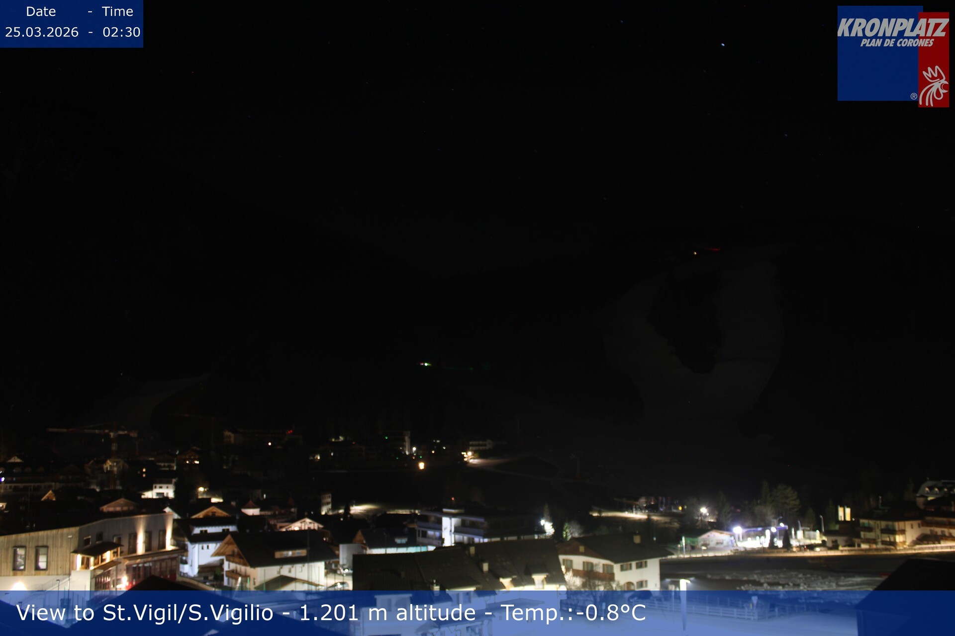 Archiv Foto Webcam St. Vigil am Kronplatz, Südtirol