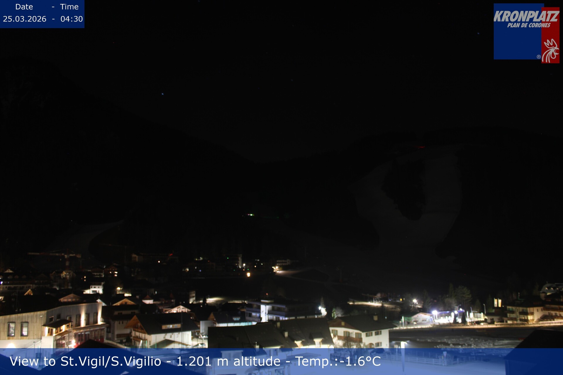 Archiv Foto Webcam St. Vigil am Kronplatz, Südtirol