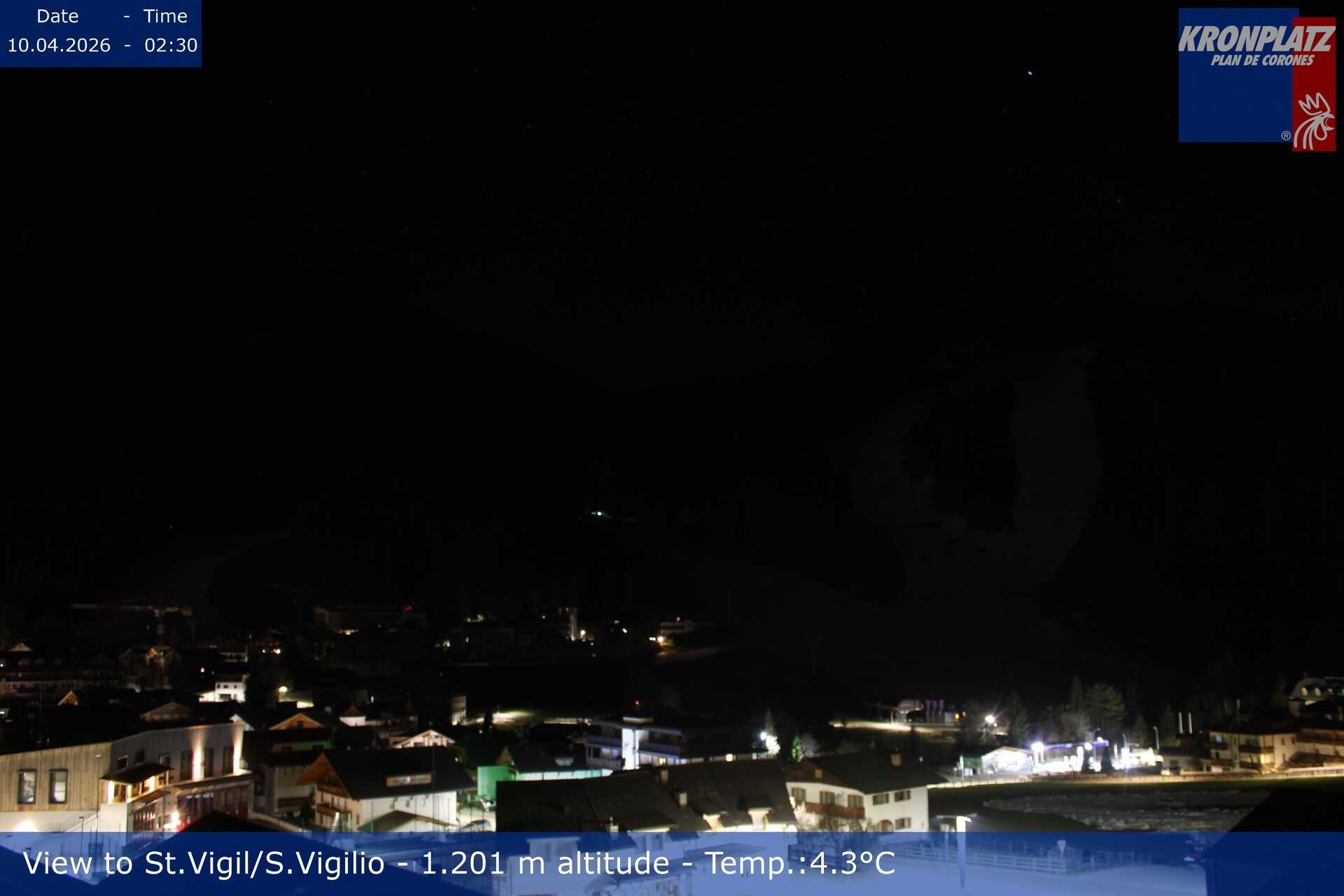 Archiv Foto Webcam St. Vigil am Kronplatz, Südtirol