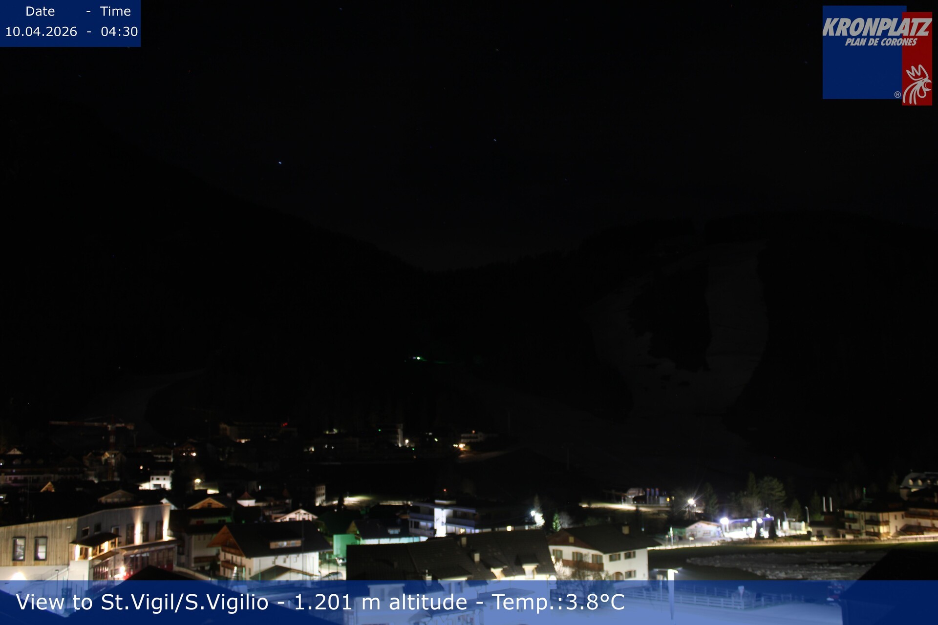 Archiv Foto Webcam St. Vigil am Kronplatz, Südtirol