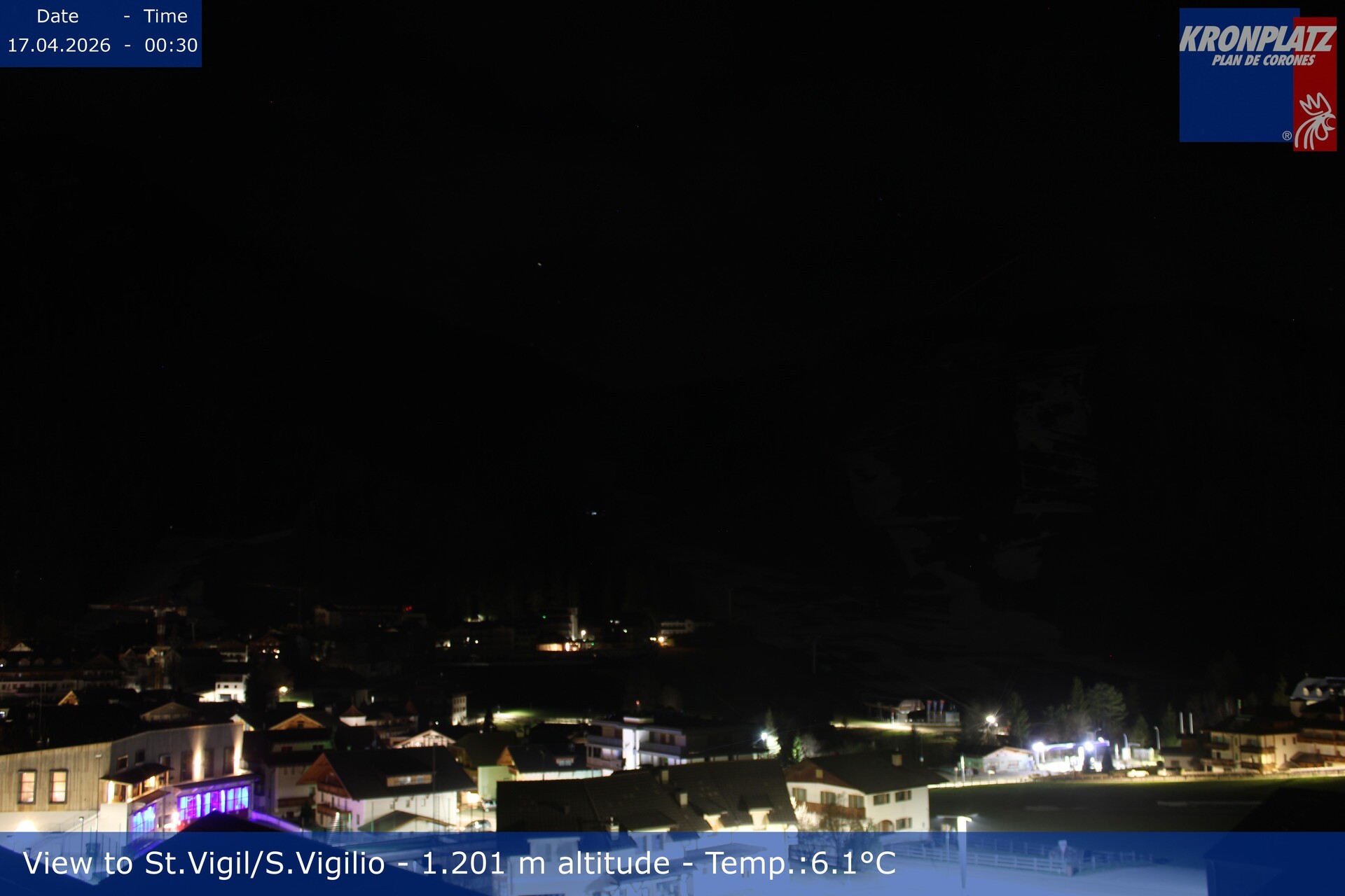 Archiv Foto Webcam St. Vigil am Kronplatz, Südtirol
