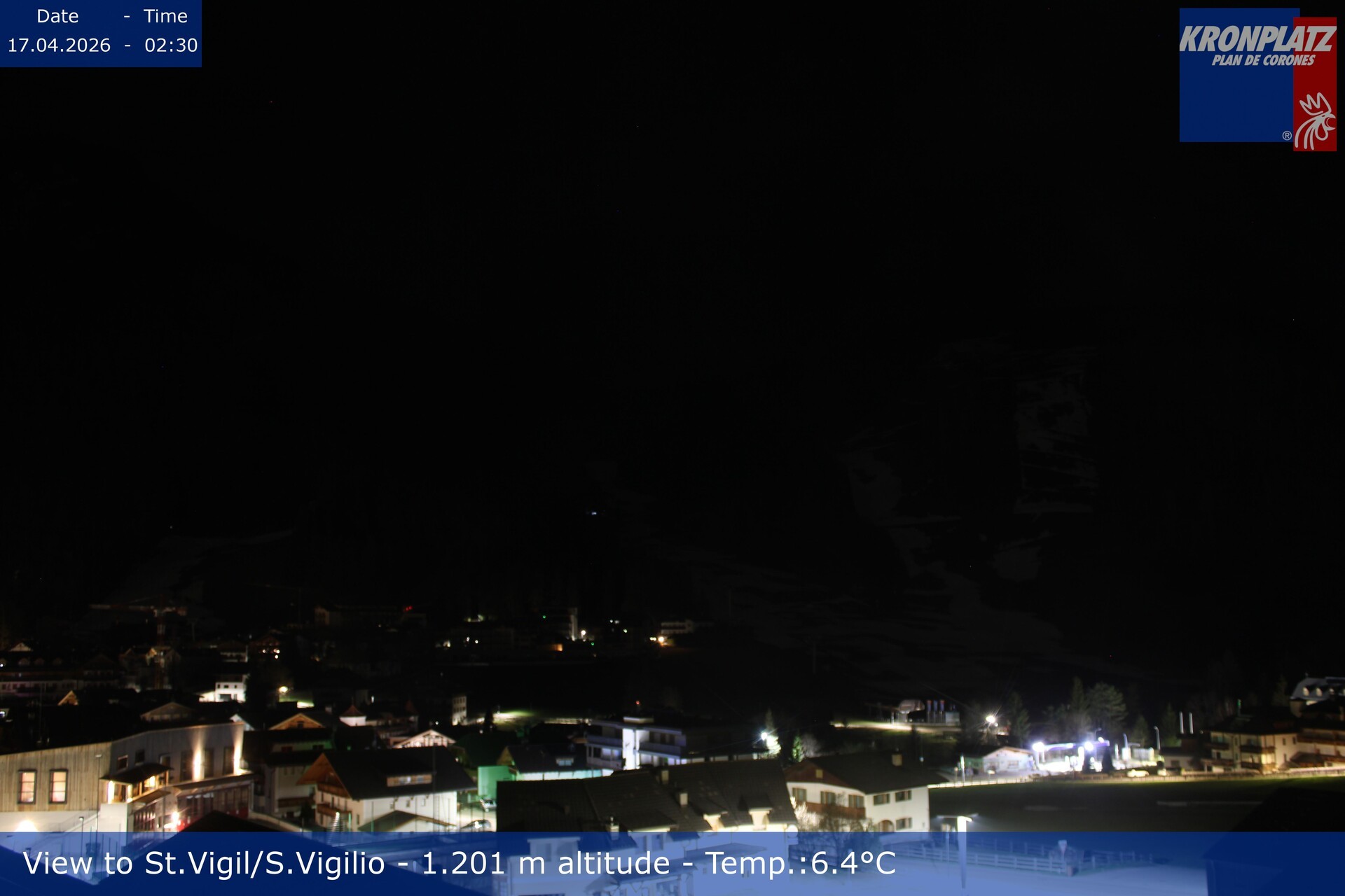 Archiv Foto Webcam St. Vigil am Kronplatz, Südtirol