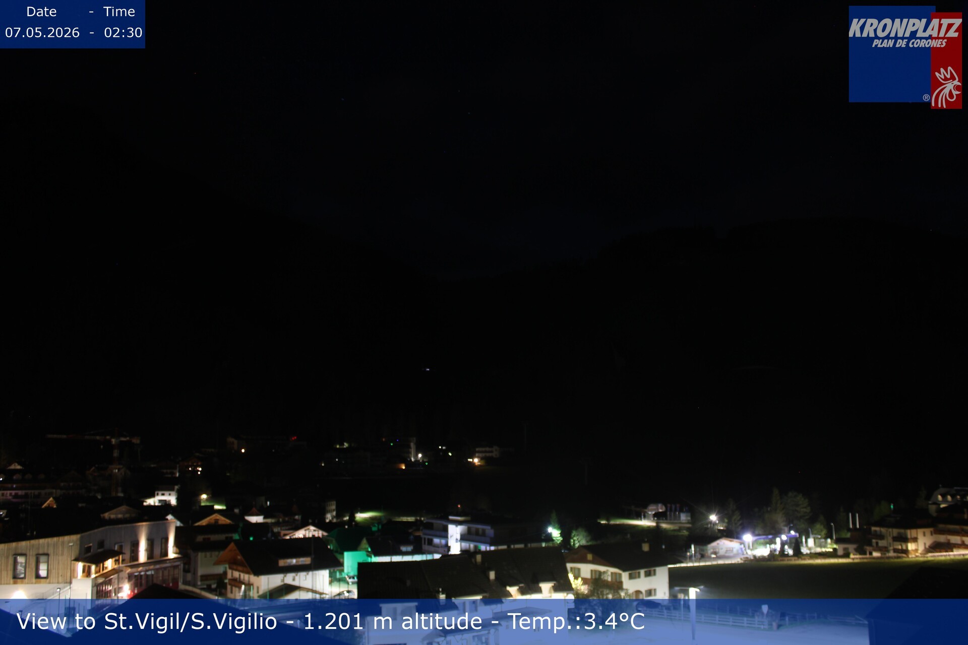 Archiv Foto Webcam St. Vigil am Kronplatz, Südtirol