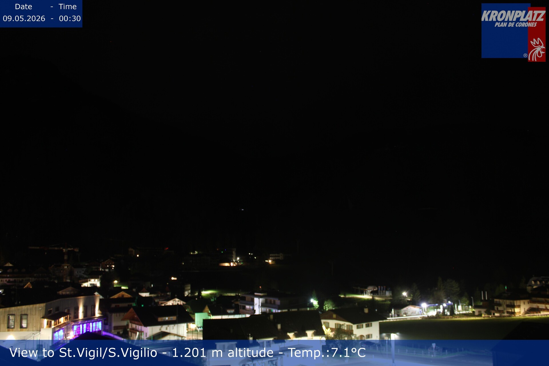 Archiv Foto Webcam St. Vigil am Kronplatz, Südtirol