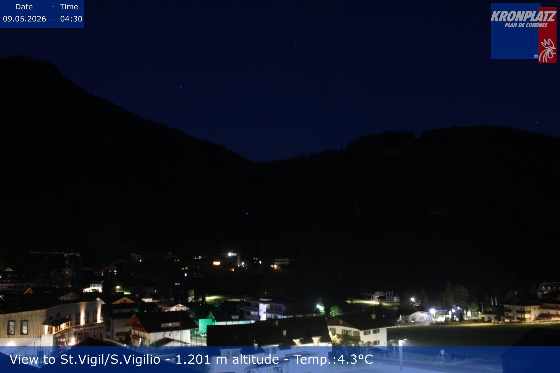 Archiv Foto Webcam St. Vigil am Kronplatz, Südtirol