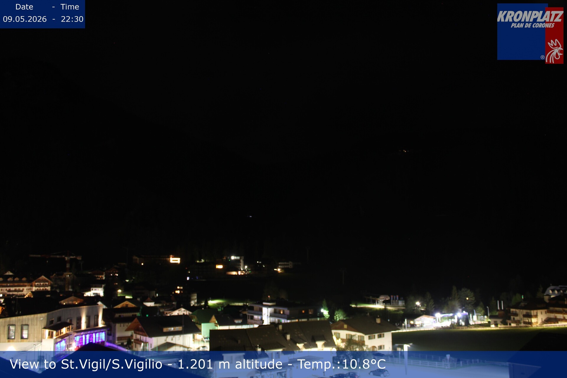 Archiv Foto Webcam St. Vigil am Kronplatz, Südtirol