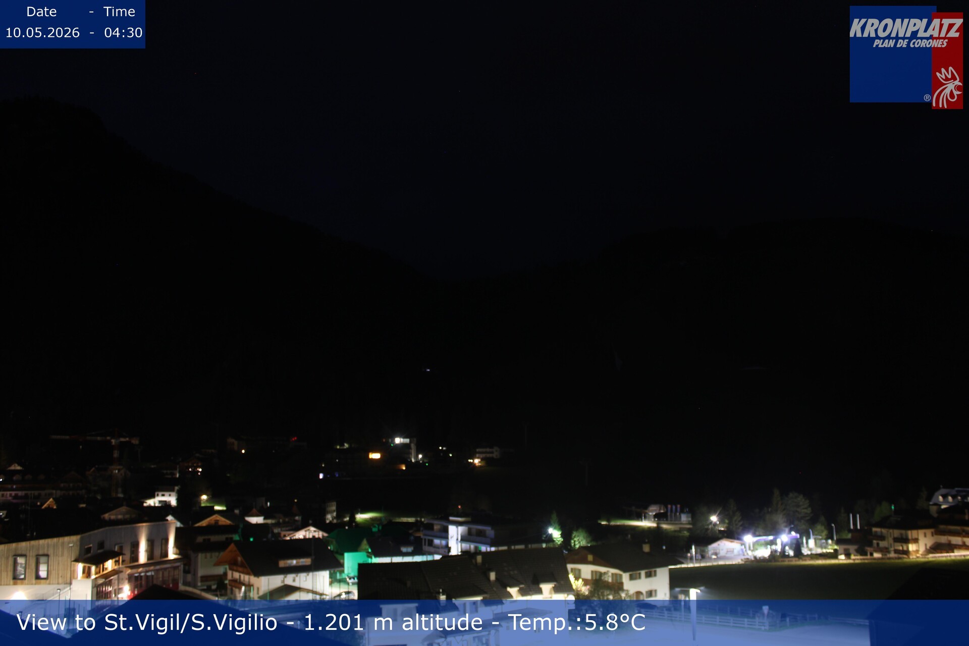 Archiv Foto Webcam St. Vigil am Kronplatz, Südtirol