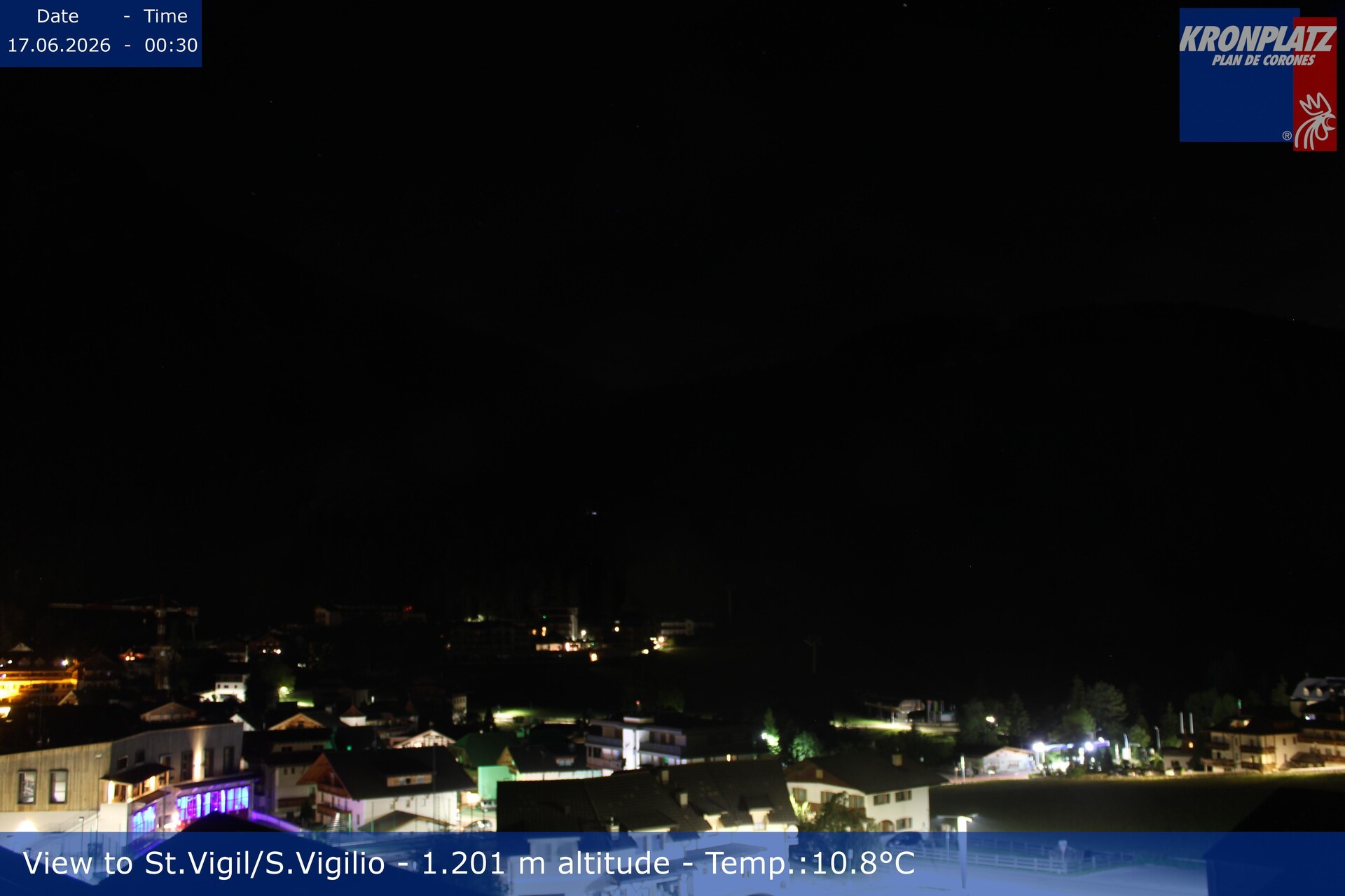 Archiv Foto Webcam St. Vigil am Kronplatz, Südtirol