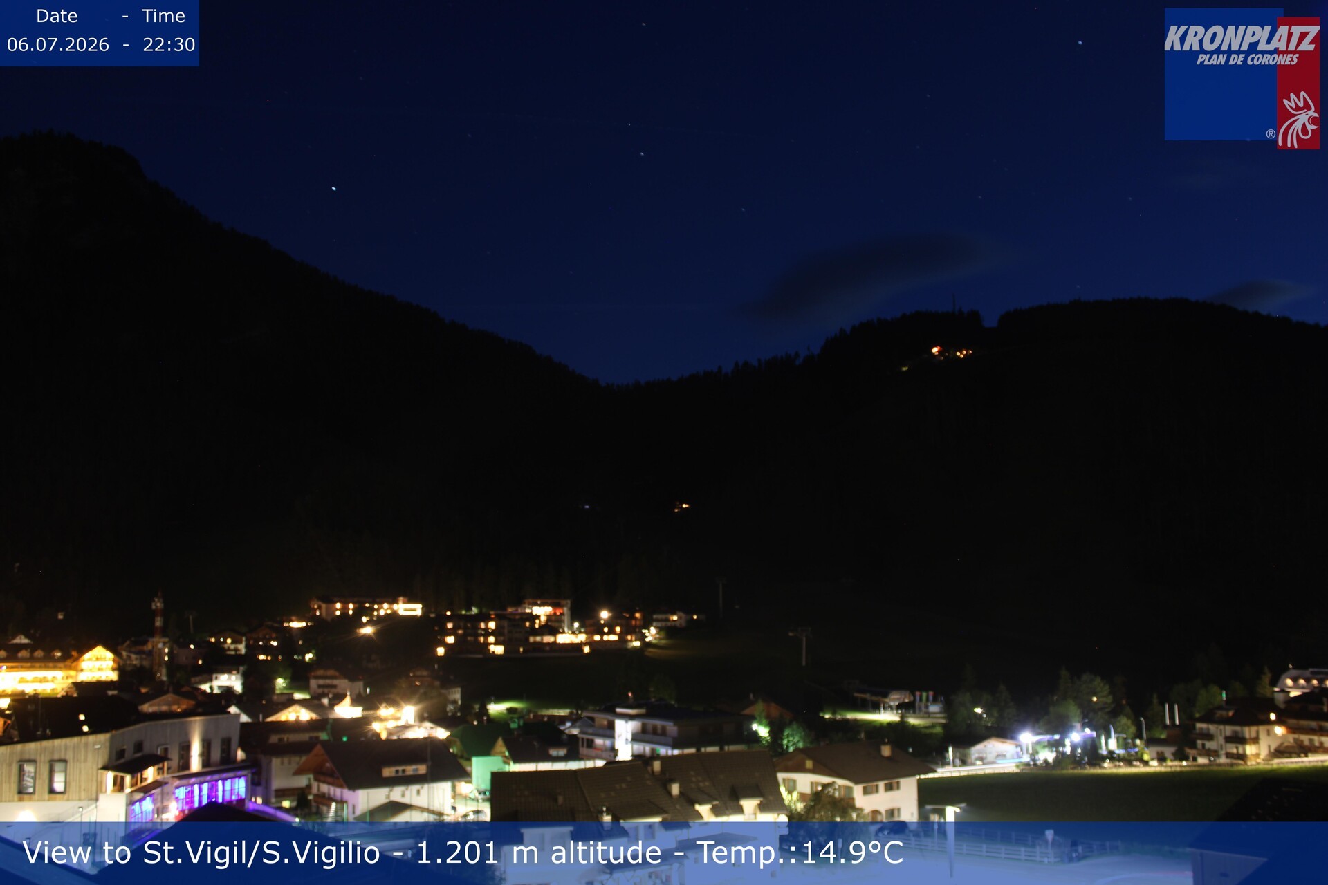 Archiv Foto Webcam St. Vigil am Kronplatz, Südtirol
