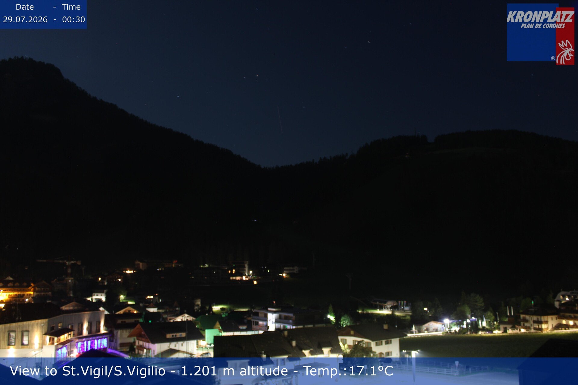Archiv Foto Webcam St. Vigil am Kronplatz, Südtirol