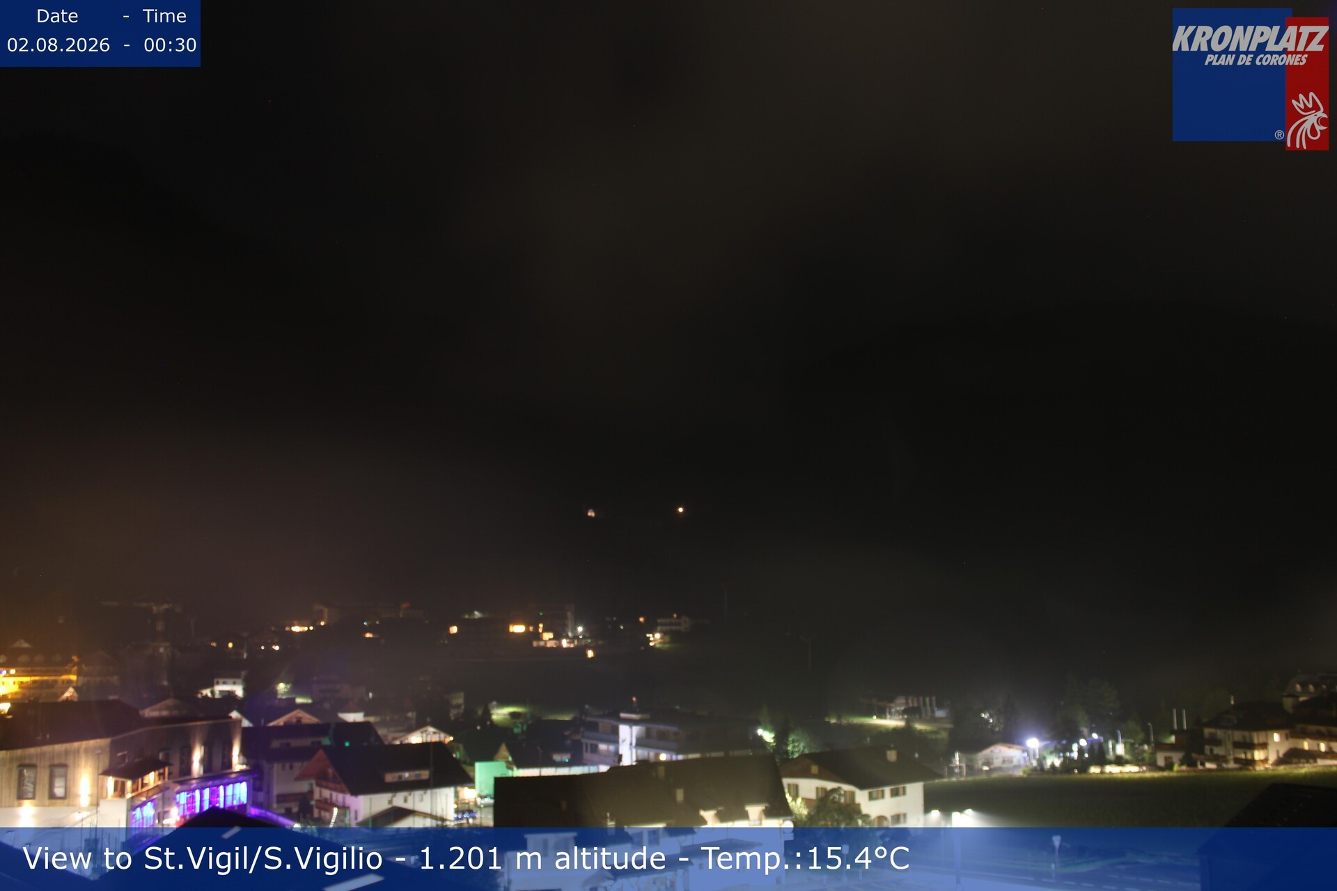 Archiv Foto Webcam St. Vigil am Kronplatz, Südtirol