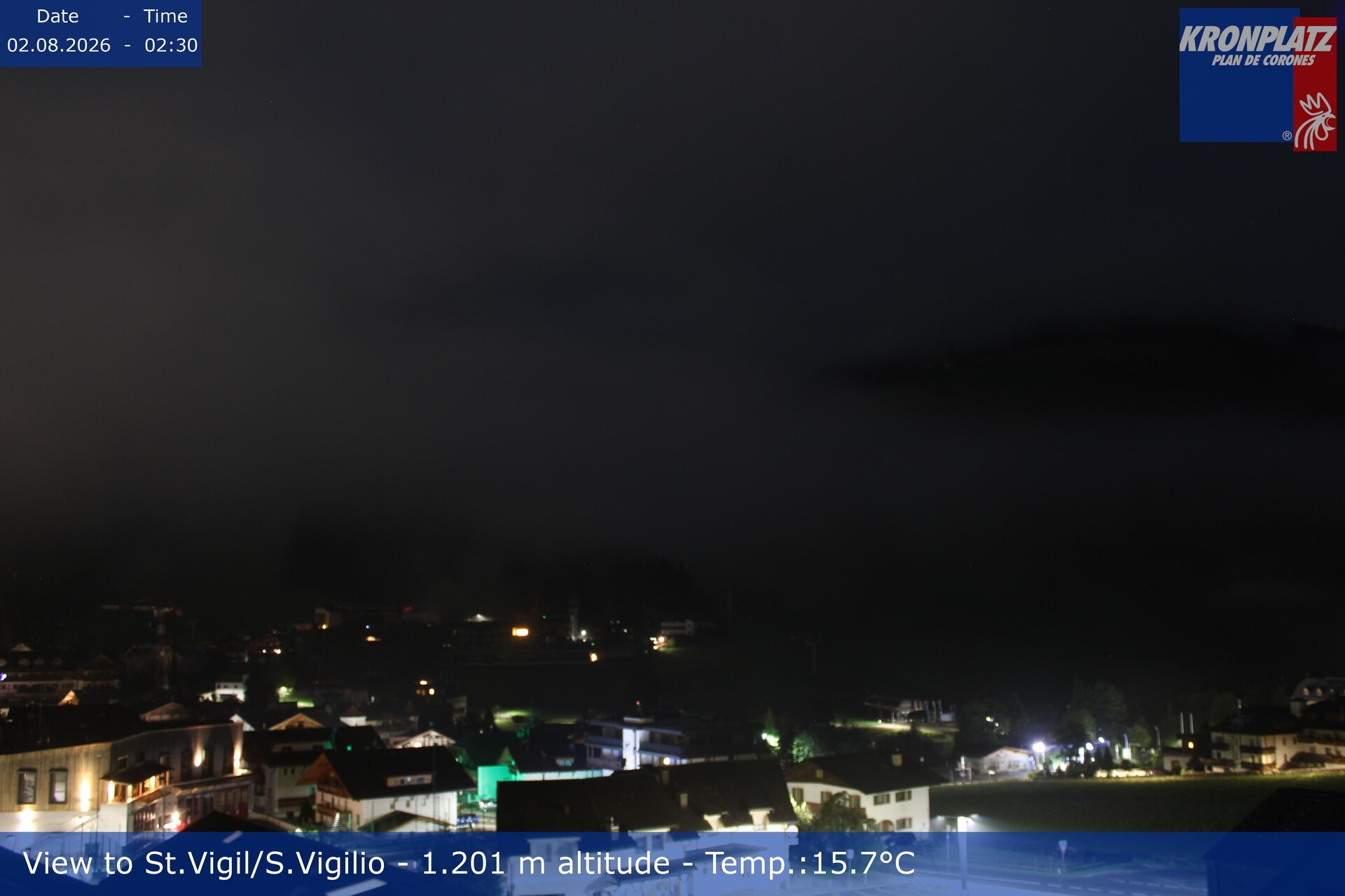 Archiv Foto Webcam St. Vigil am Kronplatz, Südtirol