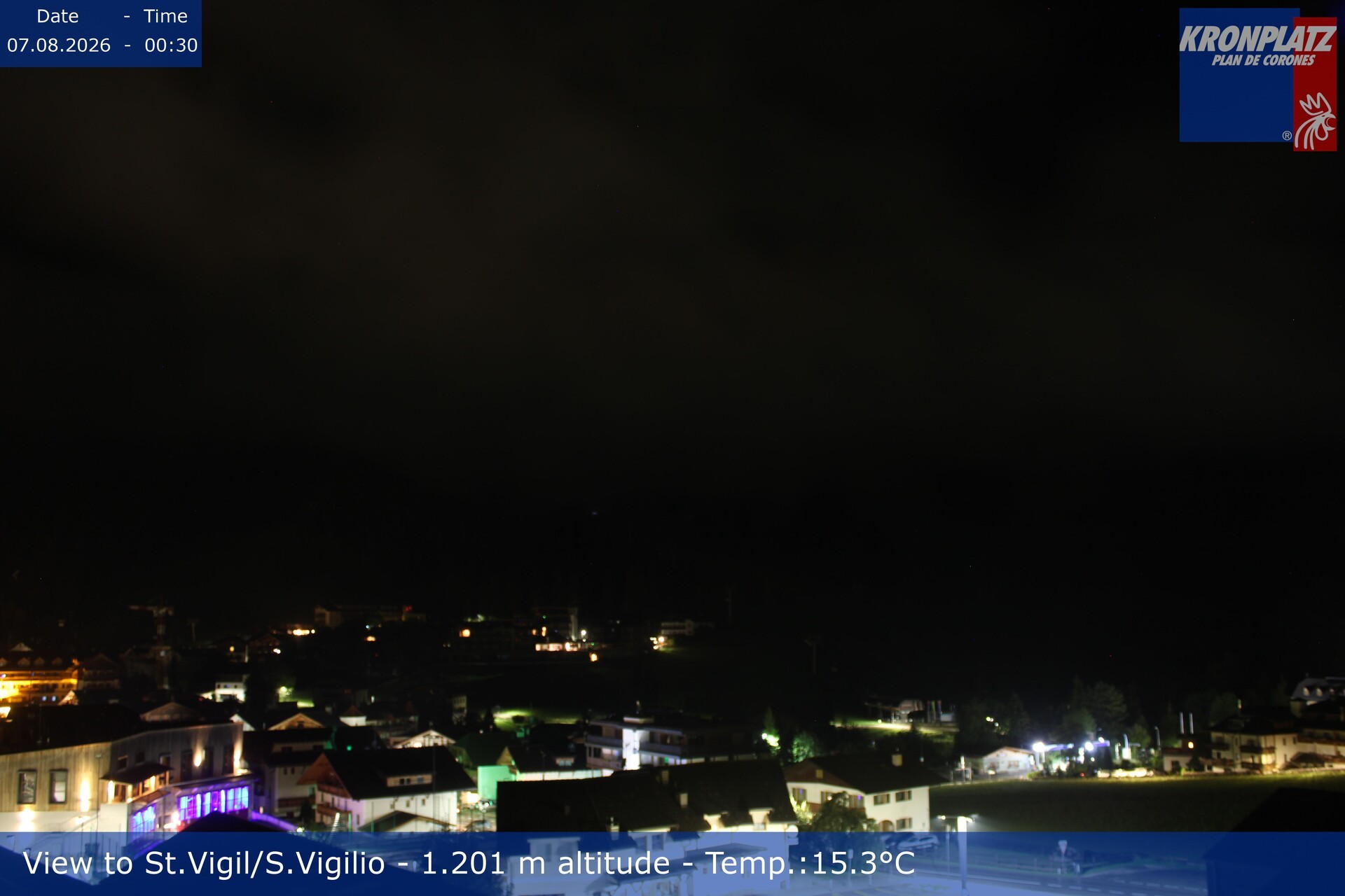 Archiv Foto Webcam St. Vigil am Kronplatz, Südtirol