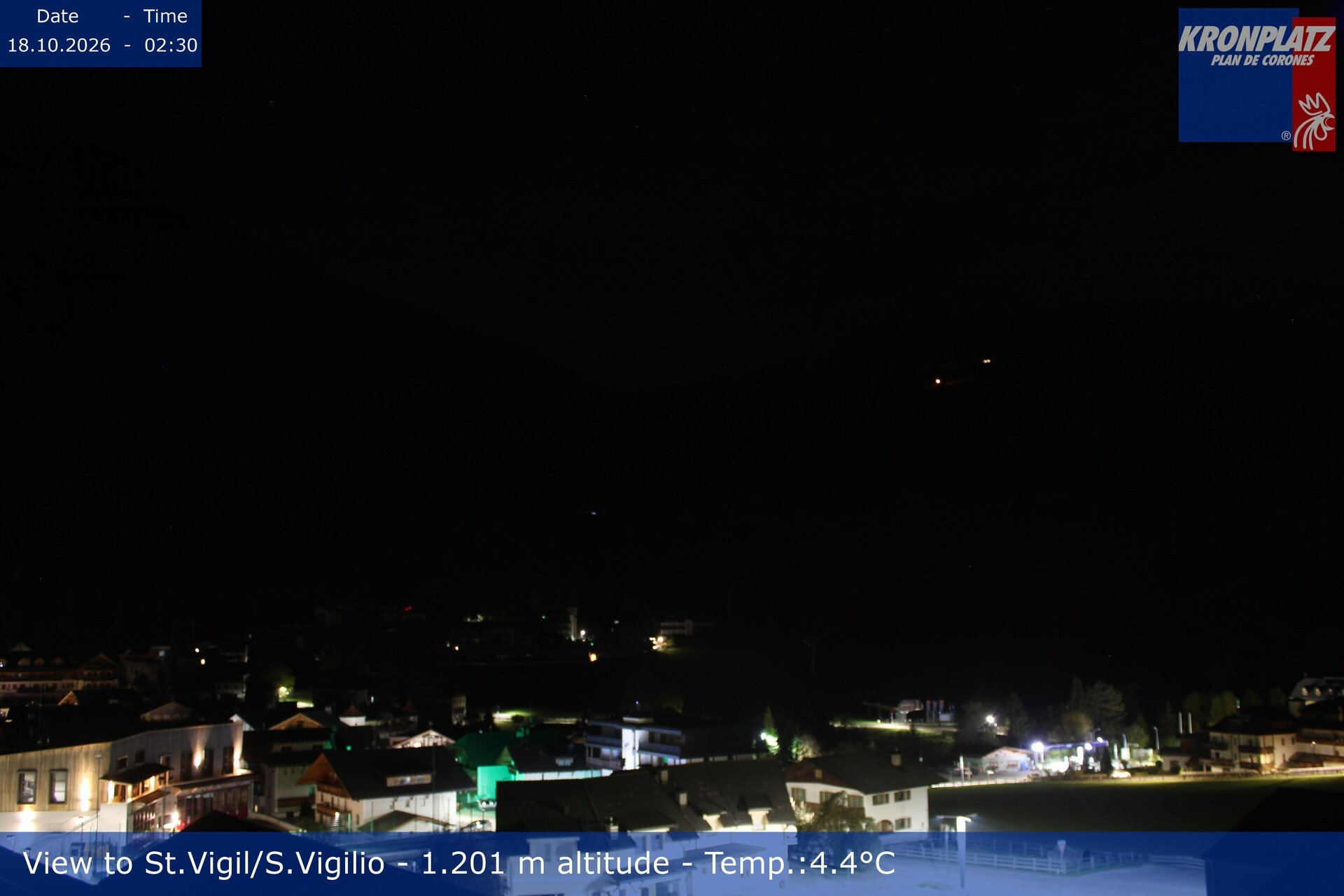 Archiv Foto Webcam St. Vigil am Kronplatz, Südtirol
