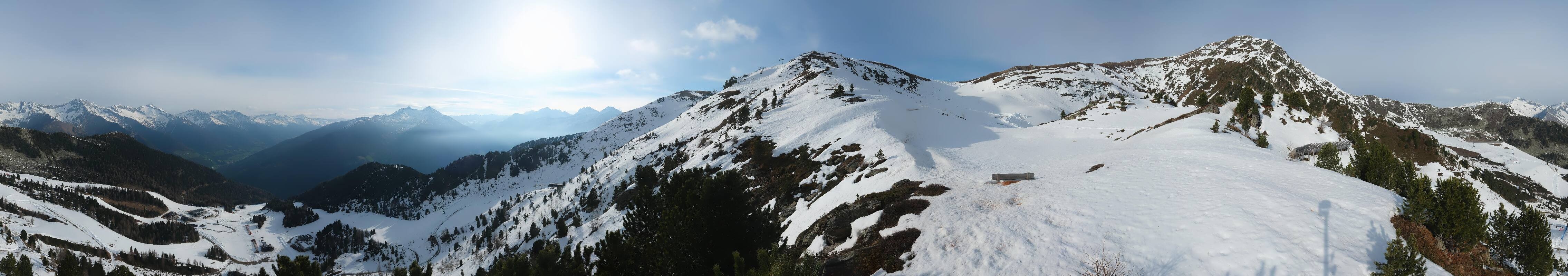 Archiv Foto Webcam Speikboden: Ausblick See und Waldrutschenpark