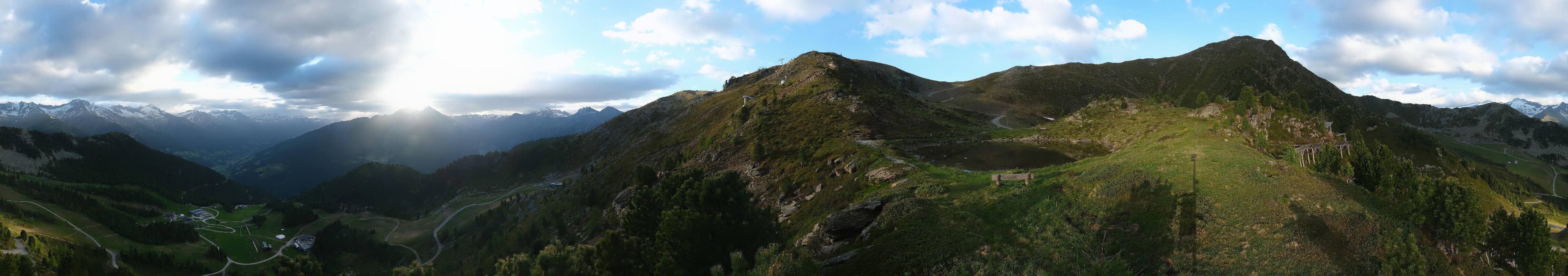 Archiv Foto Webcam Speikboden: Ausblick See und Waldrutschenpark