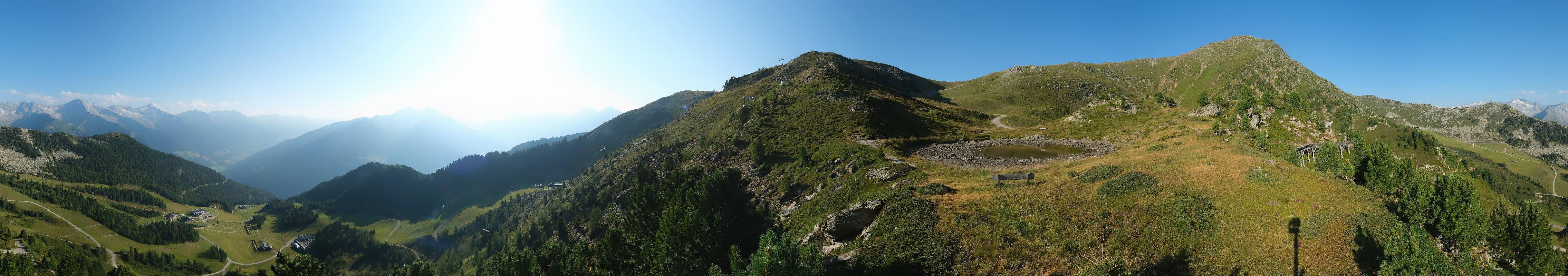 Archiv Foto Webcam Speikboden: Ausblick See und Waldrutschenpark