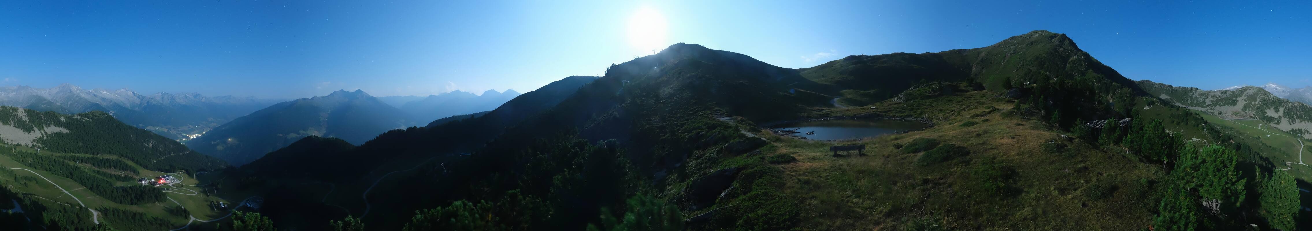 Archiv Foto Webcam Speikboden: Ausblick See und Waldrutschenpark