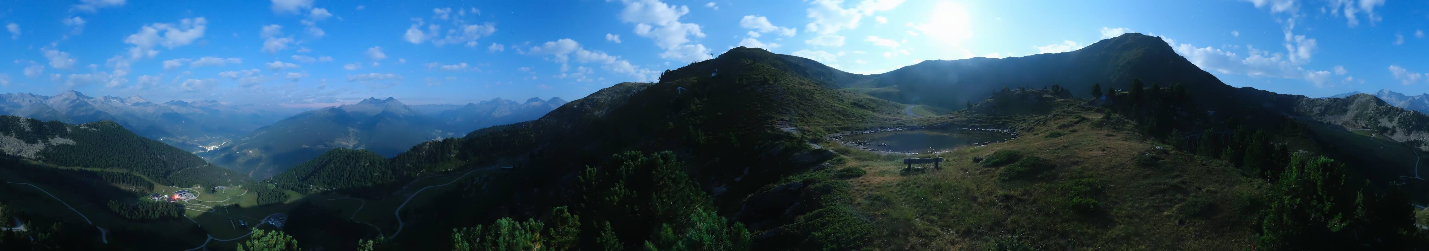 Archiv Foto Webcam Speikboden: Ausblick See und Waldrutschenpark