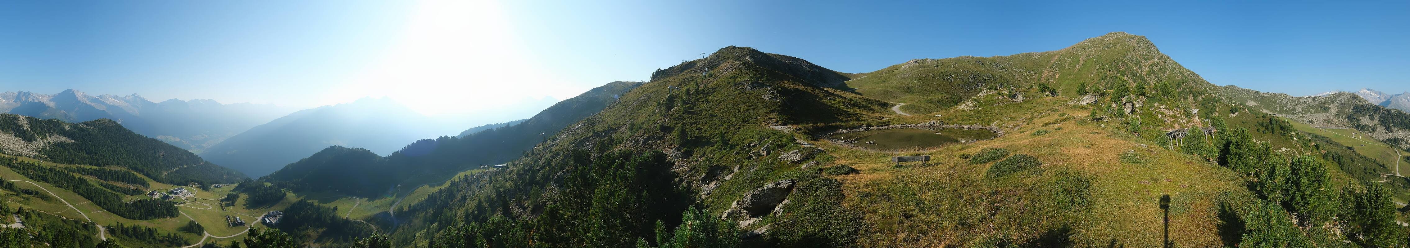 Archiv Foto Webcam Speikboden: Ausblick See und Waldrutschenpark