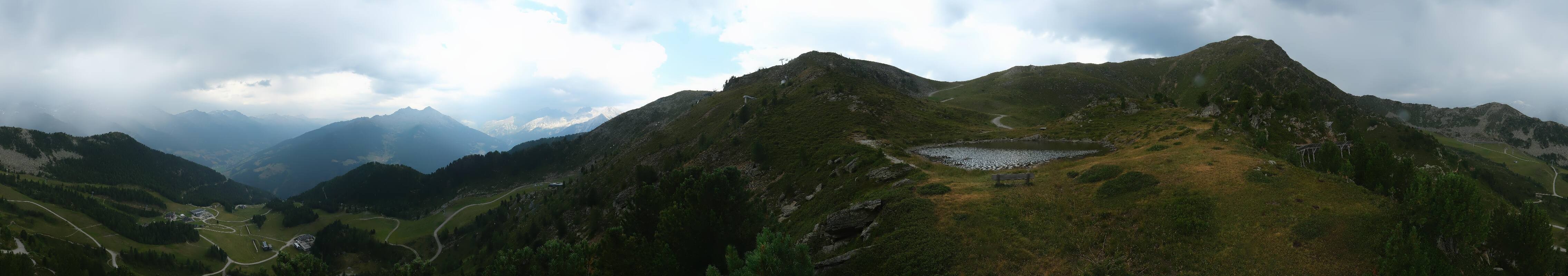 Archiv Foto Webcam Speikboden: Ausblick See und Waldrutschenpark