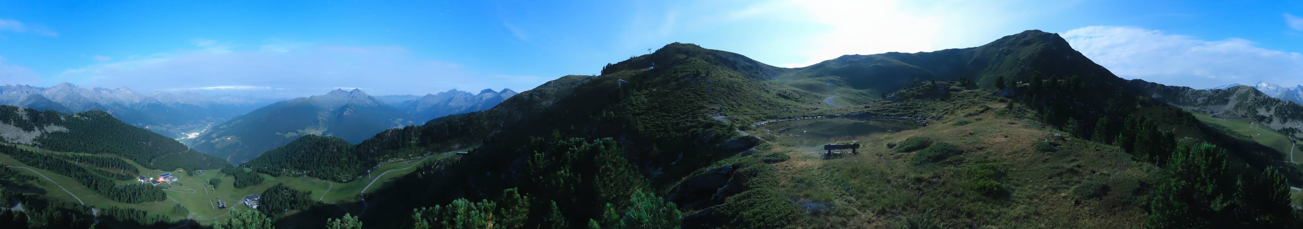 Archiv Foto Webcam Speikboden: Ausblick See und Waldrutschenpark