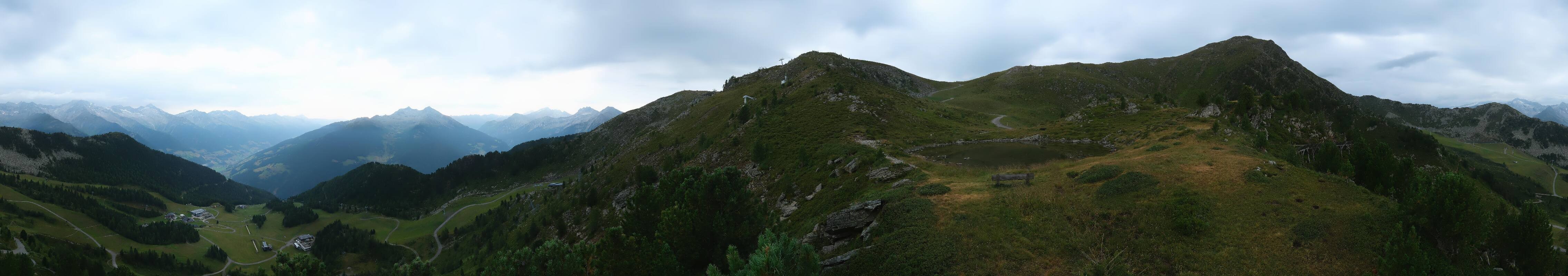 Archiv Foto Webcam Speikboden: Ausblick See und Waldrutschenpark