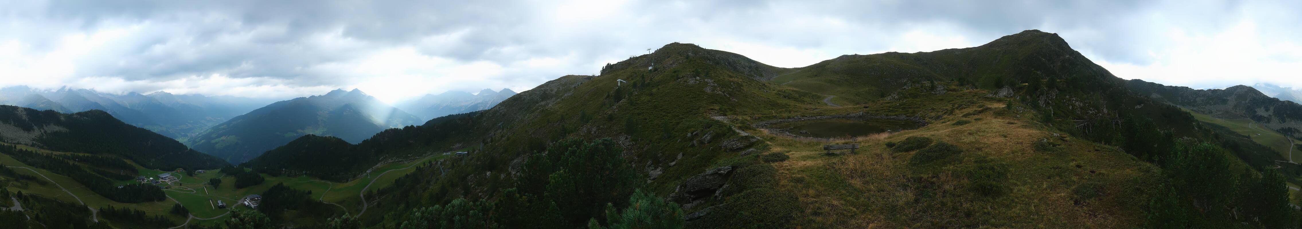 Archiv Foto Webcam Speikboden: Ausblick See und Waldrutschenpark