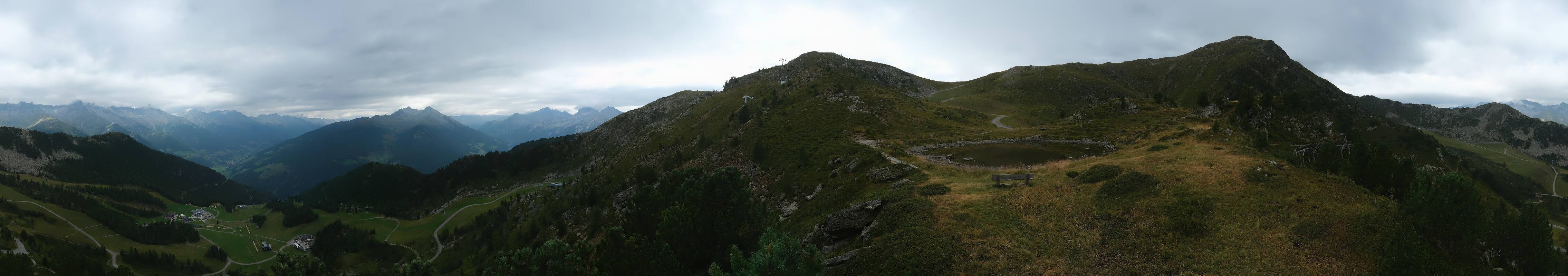 Archiv Foto Webcam Speikboden: Ausblick See und Waldrutschenpark