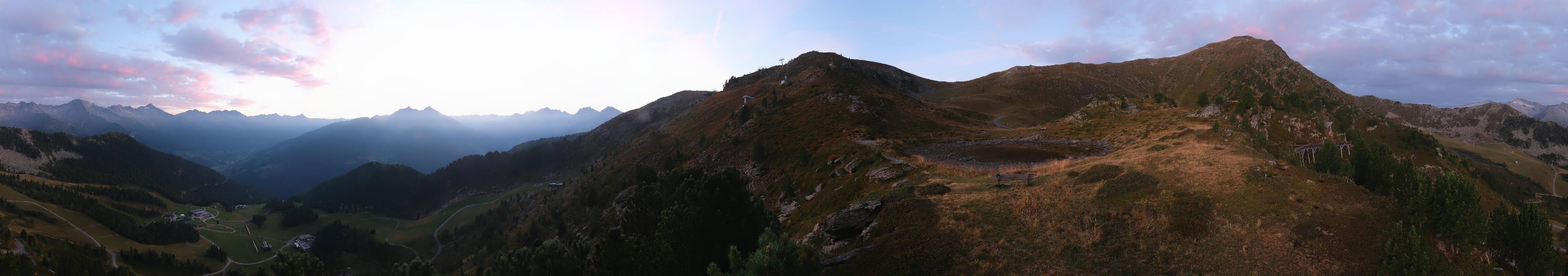 Archiv Foto Webcam Speikboden: Ausblick See und Waldrutschenpark