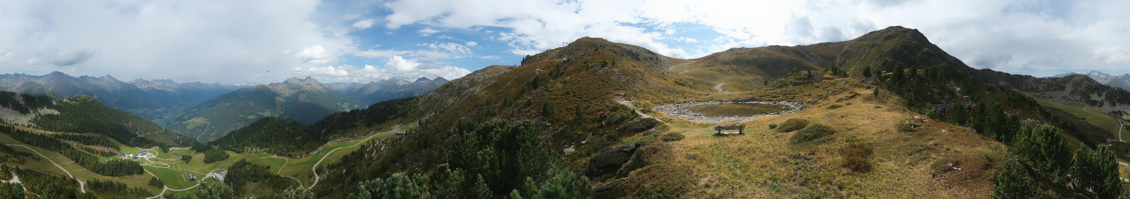 Archiv Foto Webcam Speikboden: Ausblick See und Waldrutschenpark
