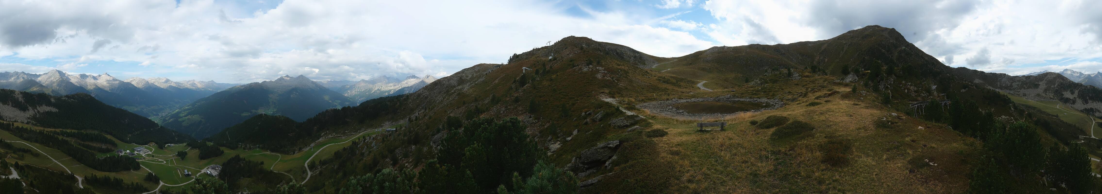 Archiv Foto Webcam Speikboden: Ausblick See und Waldrutschenpark