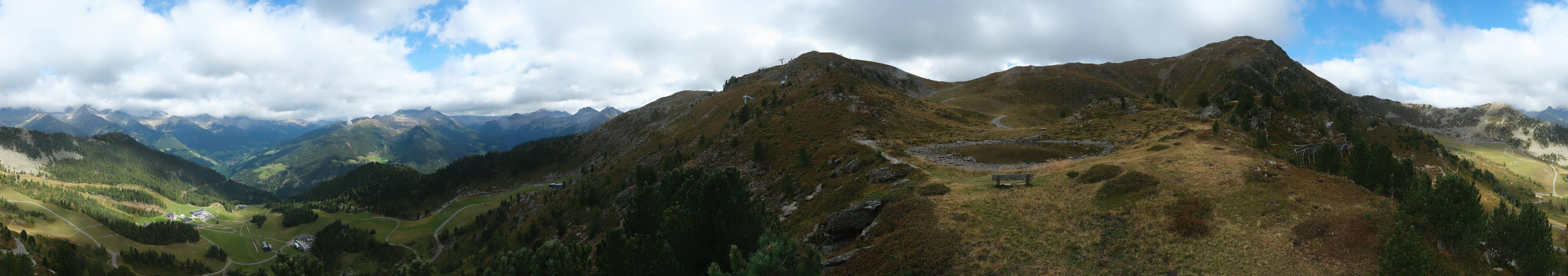 Archiv Foto Webcam Speikboden: Ausblick See und Waldrutschenpark