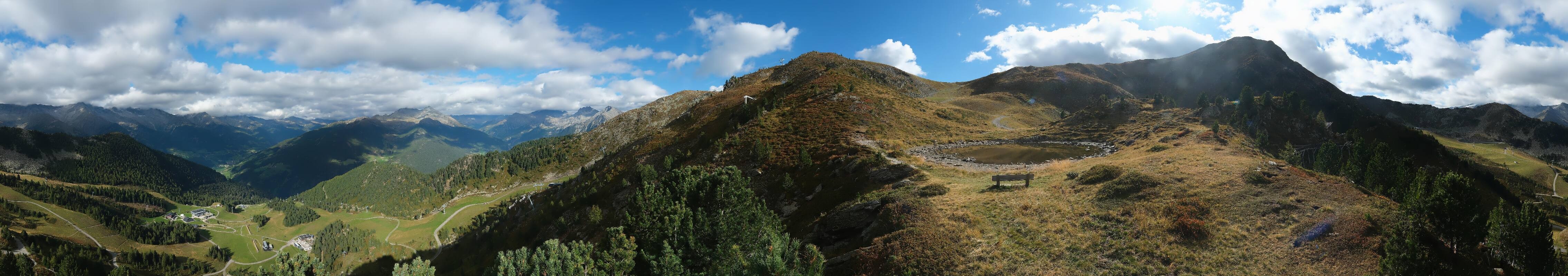 Archiv Foto Webcam Speikboden: Ausblick See und Waldrutschenpark
