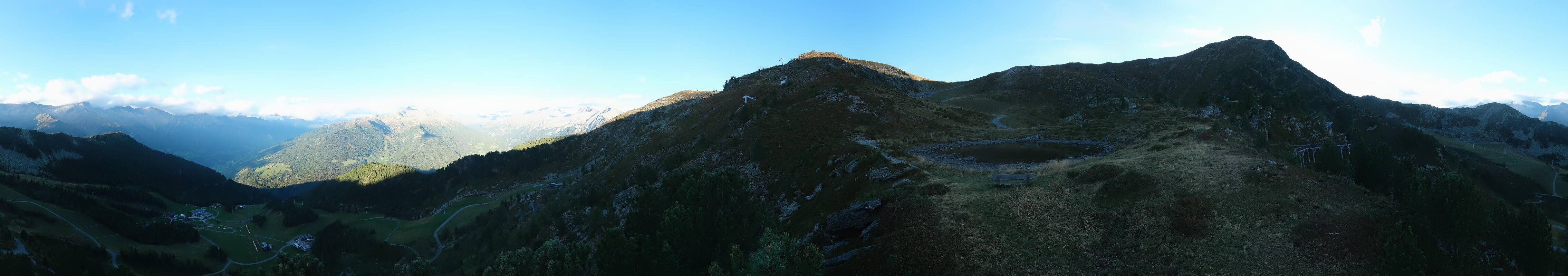 Archiv Foto Webcam Speikboden: Ausblick See und Waldrutschenpark