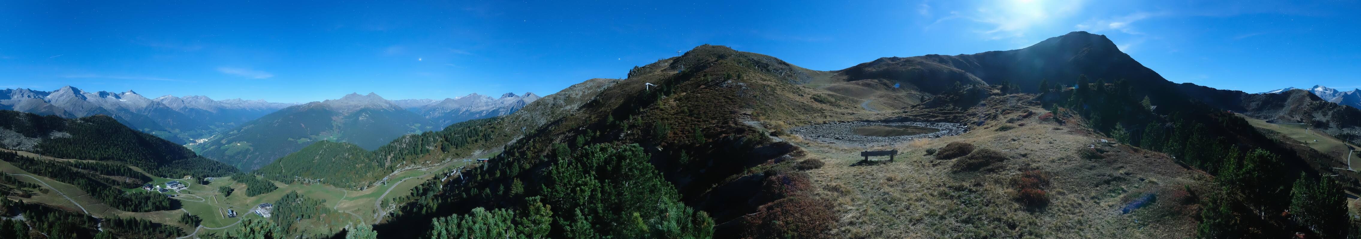 Archiv Foto Webcam Speikboden: Ausblick See und Waldrutschenpark