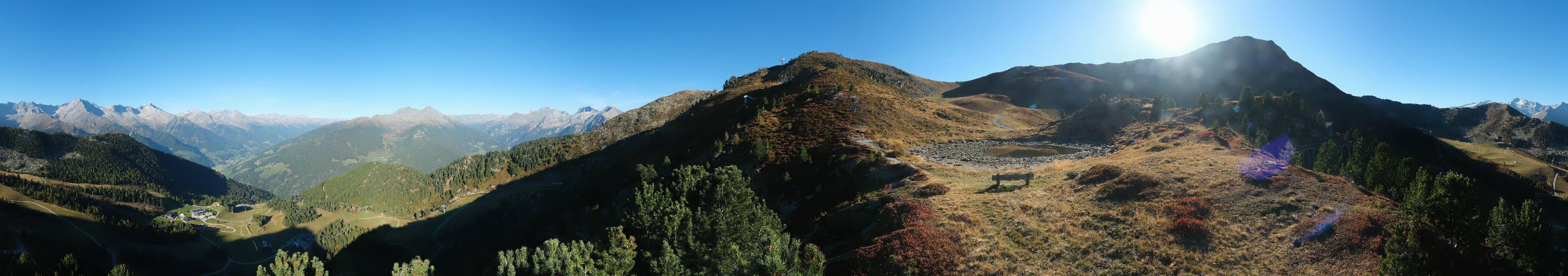 Archiv Foto Webcam Speikboden: Ausblick See und Waldrutschenpark