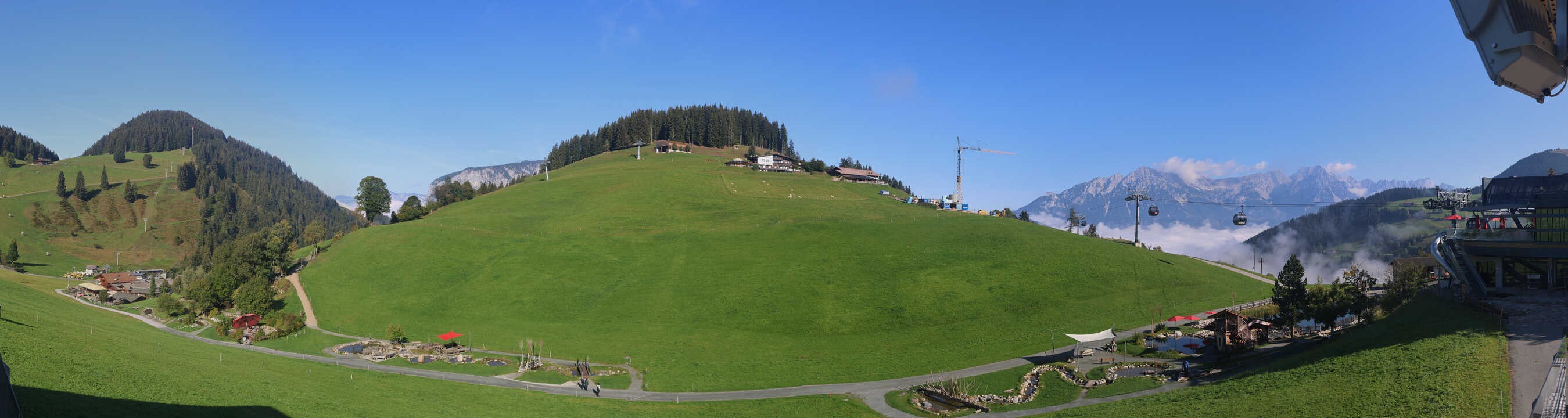 Archiv Foto Webcam Mittelstation Söll, Brixental