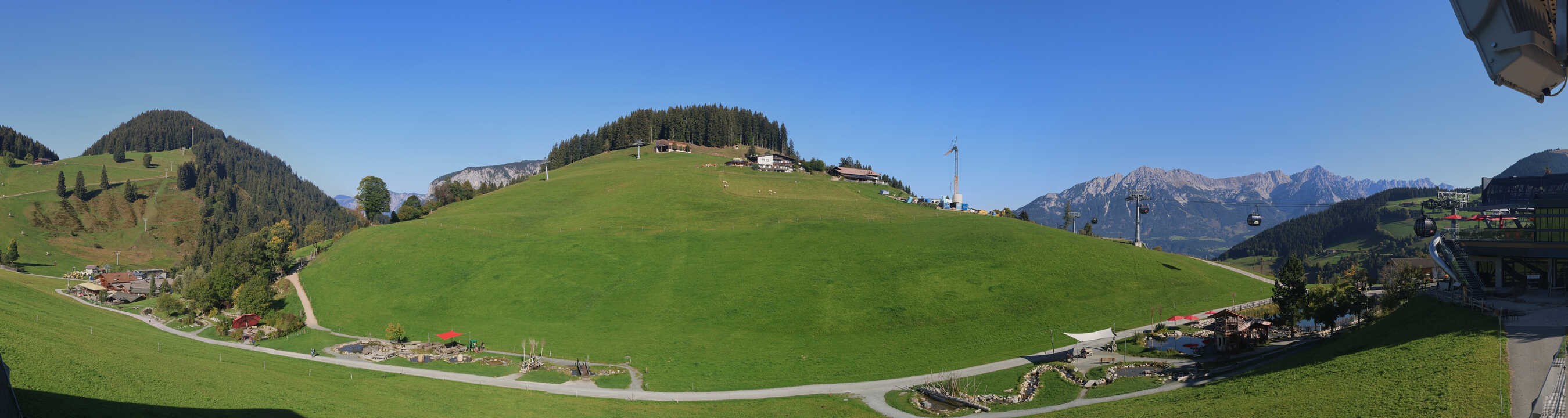 Archiv Foto Webcam Mittelstation Söll, Brixental