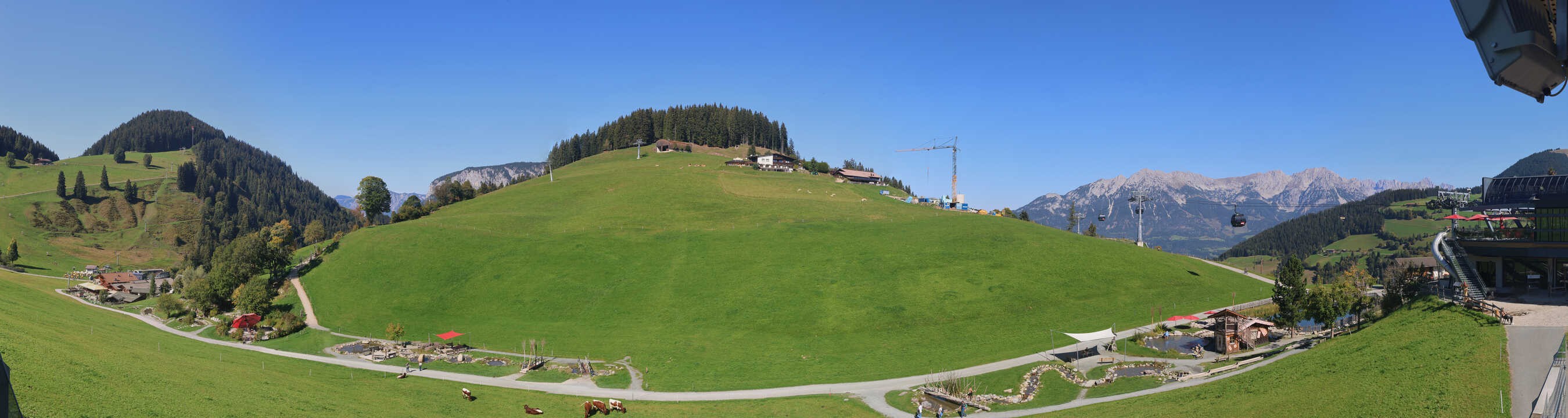 Archiv Foto Webcam Mittelstation Söll, Brixental