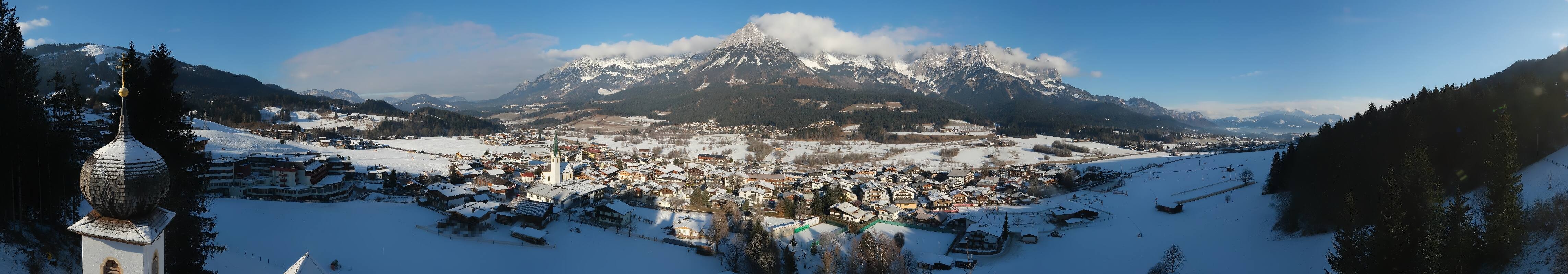 Archiv Foto Webcam Ellmau, Wilder Kaiser