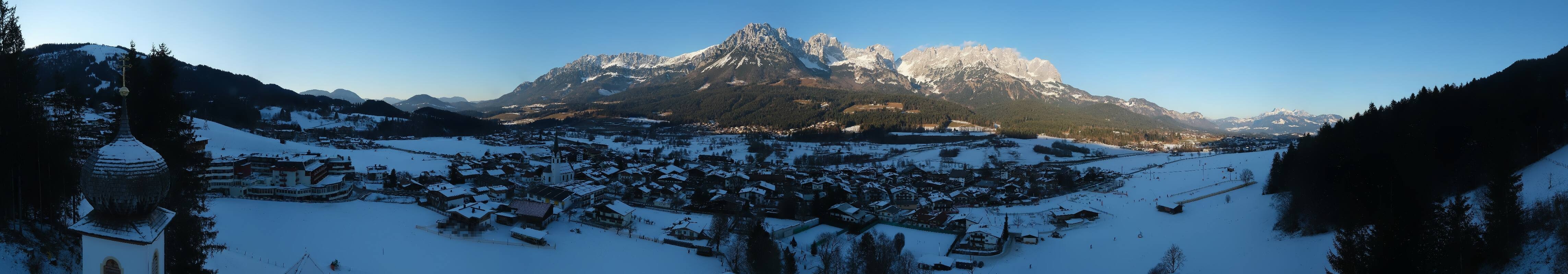 Archiv Foto Webcam Ellmau, Wilder Kaiser