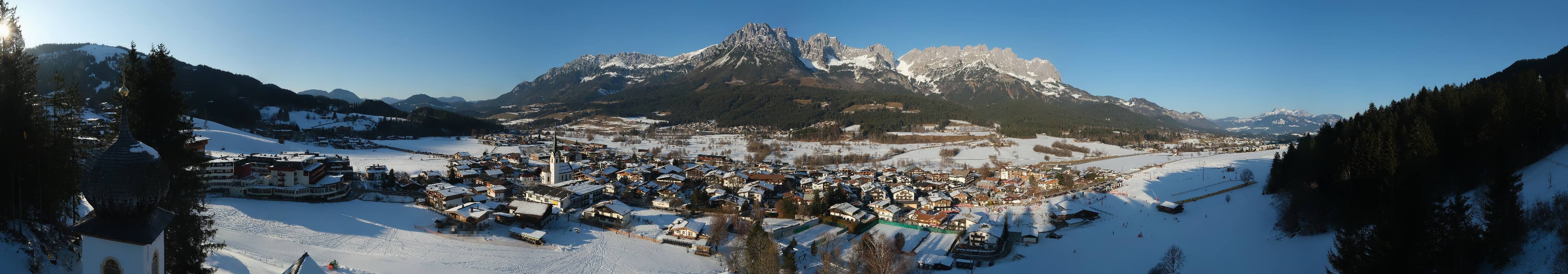 Archiv Foto Webcam Ellmau, Wilder Kaiser