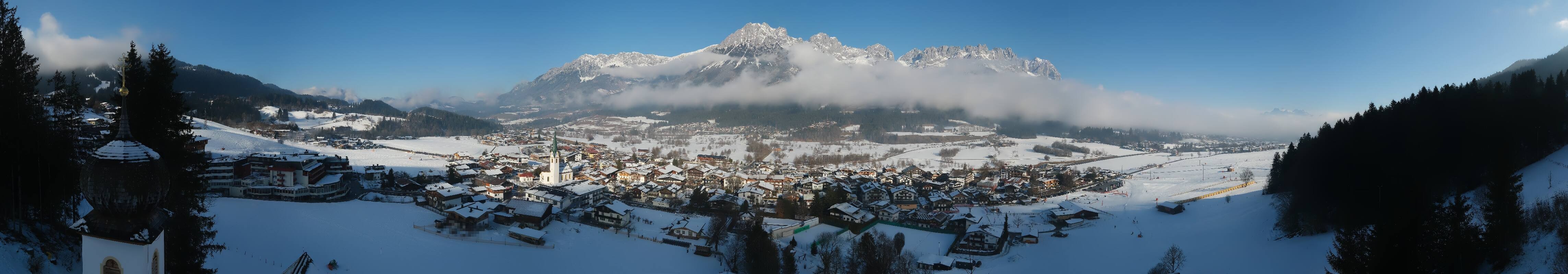 Archiv Foto Webcam Ellmau, Wilder Kaiser