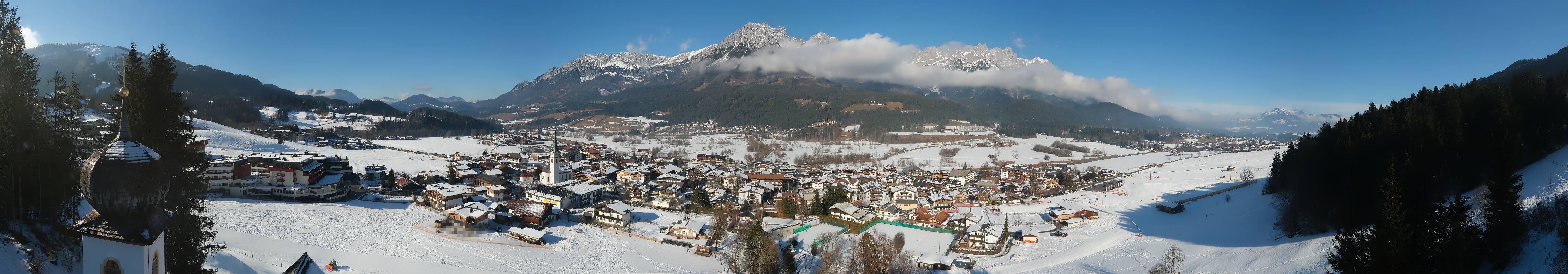 Archiv Foto Webcam Ellmau, Wilder Kaiser